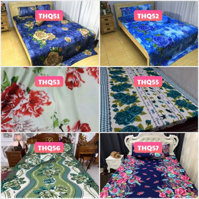 Bộ ga thun Hàn Quốc 1m6x2m