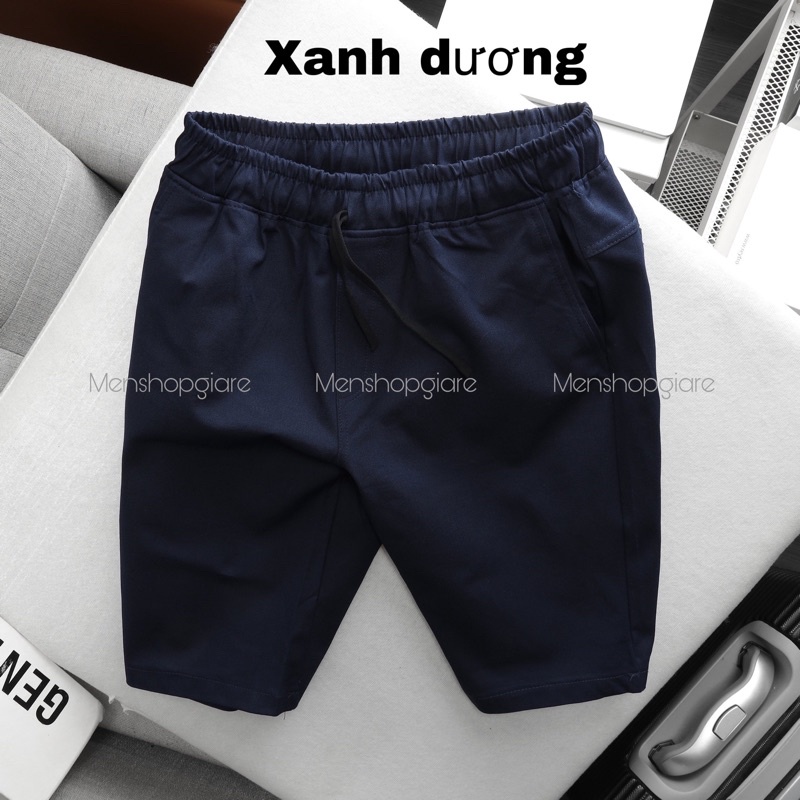 QUẦN ĐÙI LƯNG THUN NAM - KAKI CO GIÃN