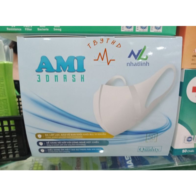 Khẩu Trang 3️⃣D Ami Mask Công Nghệ Nhật Bản [ Chính Hãng]