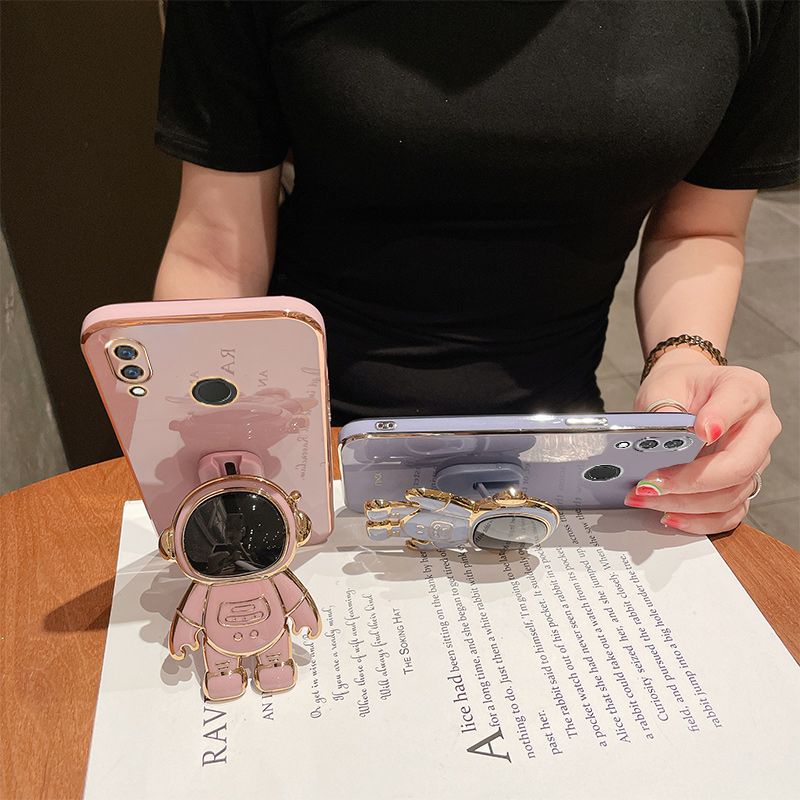 Ốp Điện Thoại Có Giá Đỡ Hình Phi Hành Gia 3D Cho Huawei Y9 2019 Huawei Y9