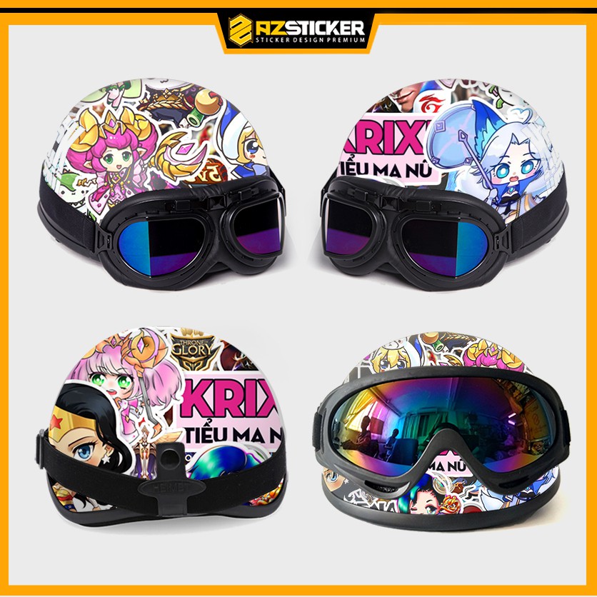 [Set 100+] Sticker Liên Quân Mobile | Dán Nón Bảo Hiêm, Điện Thoại, Laptop, Bình Nước...Chống Nước, Chống Bay Màu