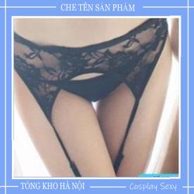Kẹp tất đùi ren dùng để giữ tất đùi  Set ồm kẹp tất + chip T gợi cảm Phụ kiện đồ cosplay TKVN