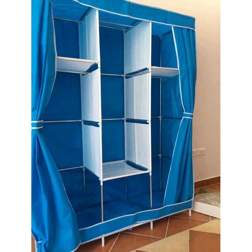 Tủ Vải 2 buồng _3 Buồng 8 Ngăn Khung inox Chắc Chắn