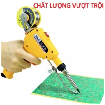Súng hàn tự động đẩy thiếc 60W có kèm theo thiếc và nhựa thông
