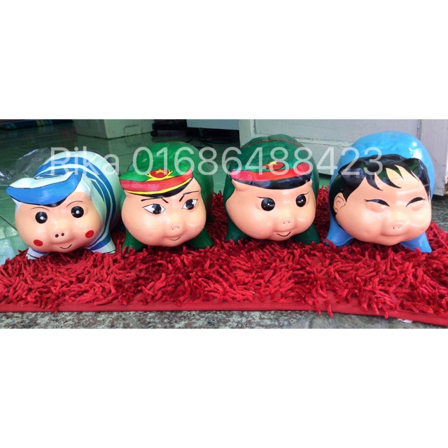 Heo đất nhân vật công an, bộ đội, hải quân size L