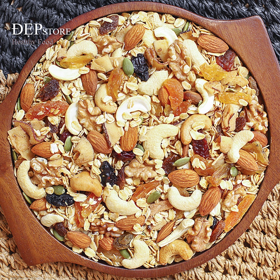 Ngũ Cốc Granola Nhiều Hạt Ăn Kiêng Healthy Đẹp Store Giảm Cân Tự Nhiên