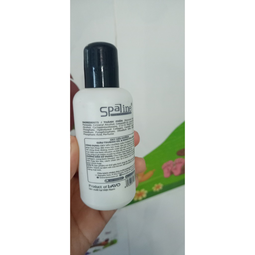 100ml Oxy nhuộm tóc Spaline 6% 9% 12%