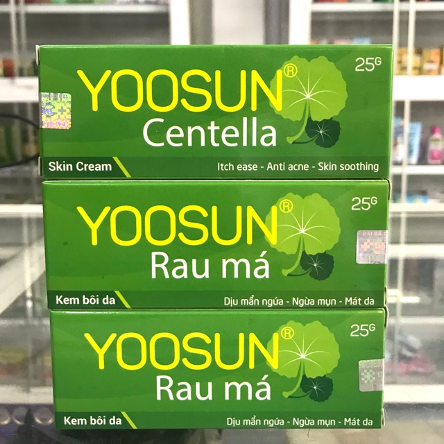 ✅ Yoosun rau má 25g ( kem ngừa mụn , rôm sẩy , mát da , hăm tã , bỏng )