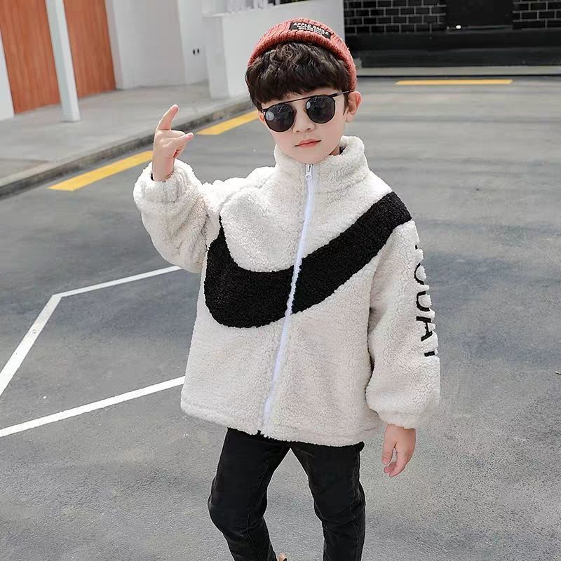 Áo khoác cashmere dày giữ ấm thiết kế thời trang mới cho bé