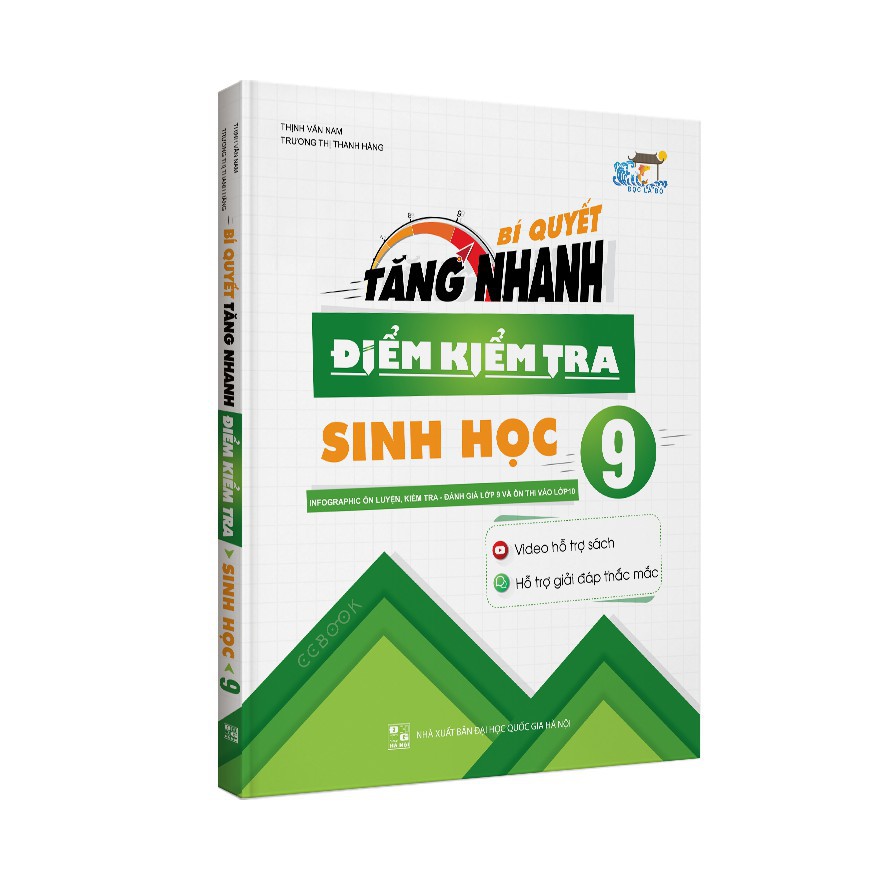 Sách Bí quyết tăng nhanh điểm kiểm tra Sinh học 9