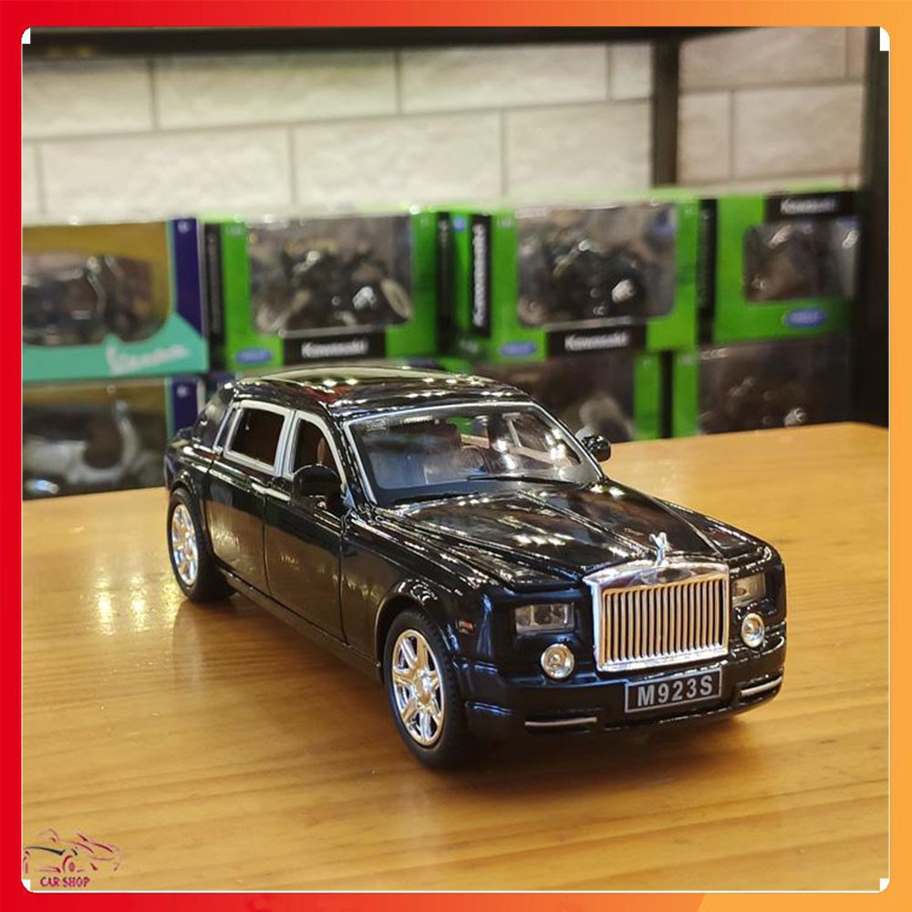 Xe mô hình Rolls Royce Phantom tỉ lệ 1:24 màu đen