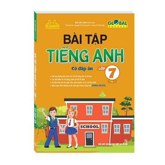 Sách - Bài tập tiếng anh lớp 7 - có đáp án (Bộ 2 tập) theo chương trình mới