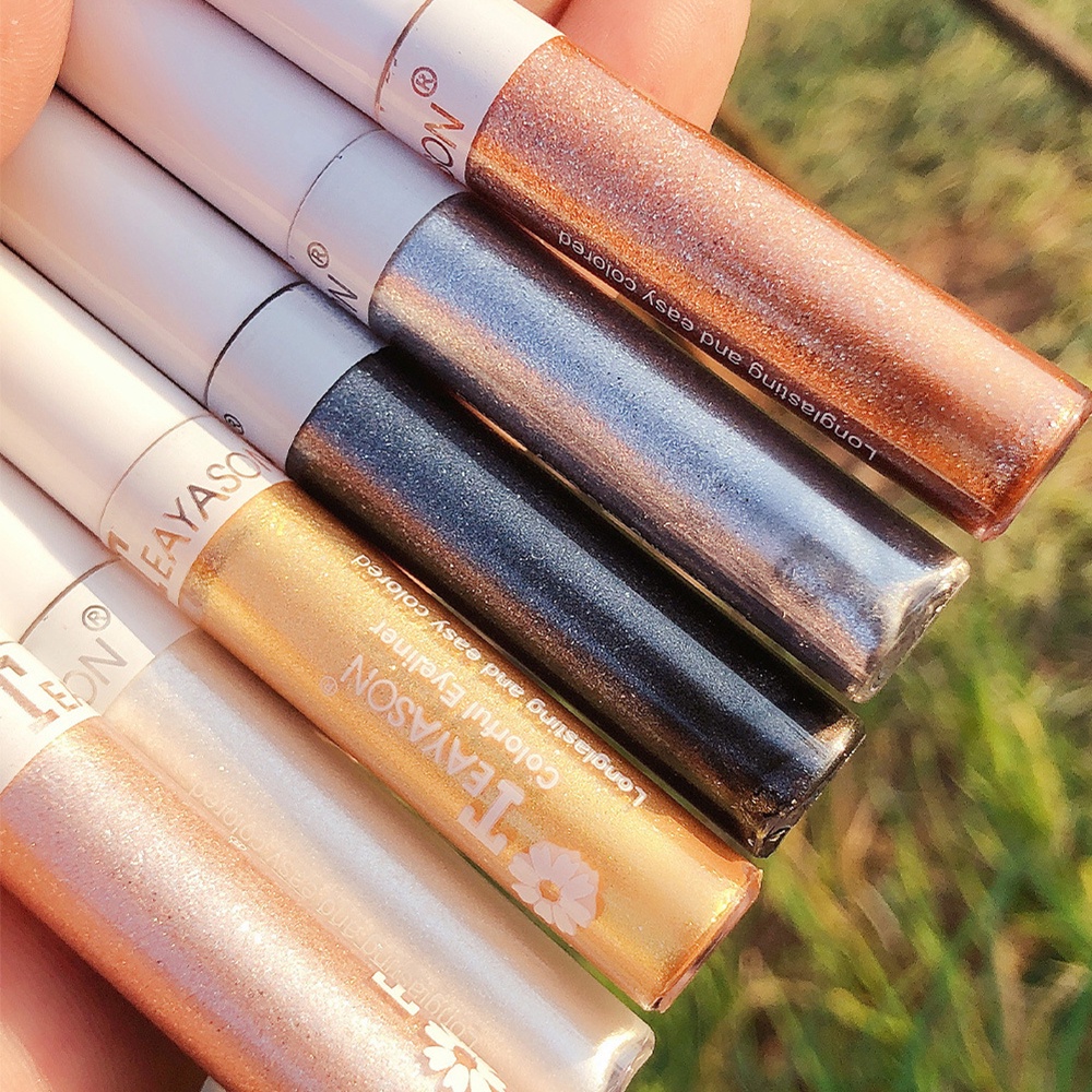 (Hàng Mới Về) Phấn Mắt Dạng Lỏng Teayason 6 Màu Kim Tuyến Lấp Lánh