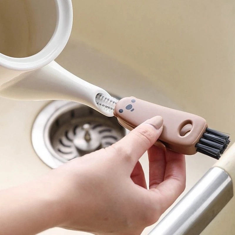 Cọ Rửa Ly Đa Năng 3 Trong 1 Hình Gấu Hoạt Hình Dễ Thương