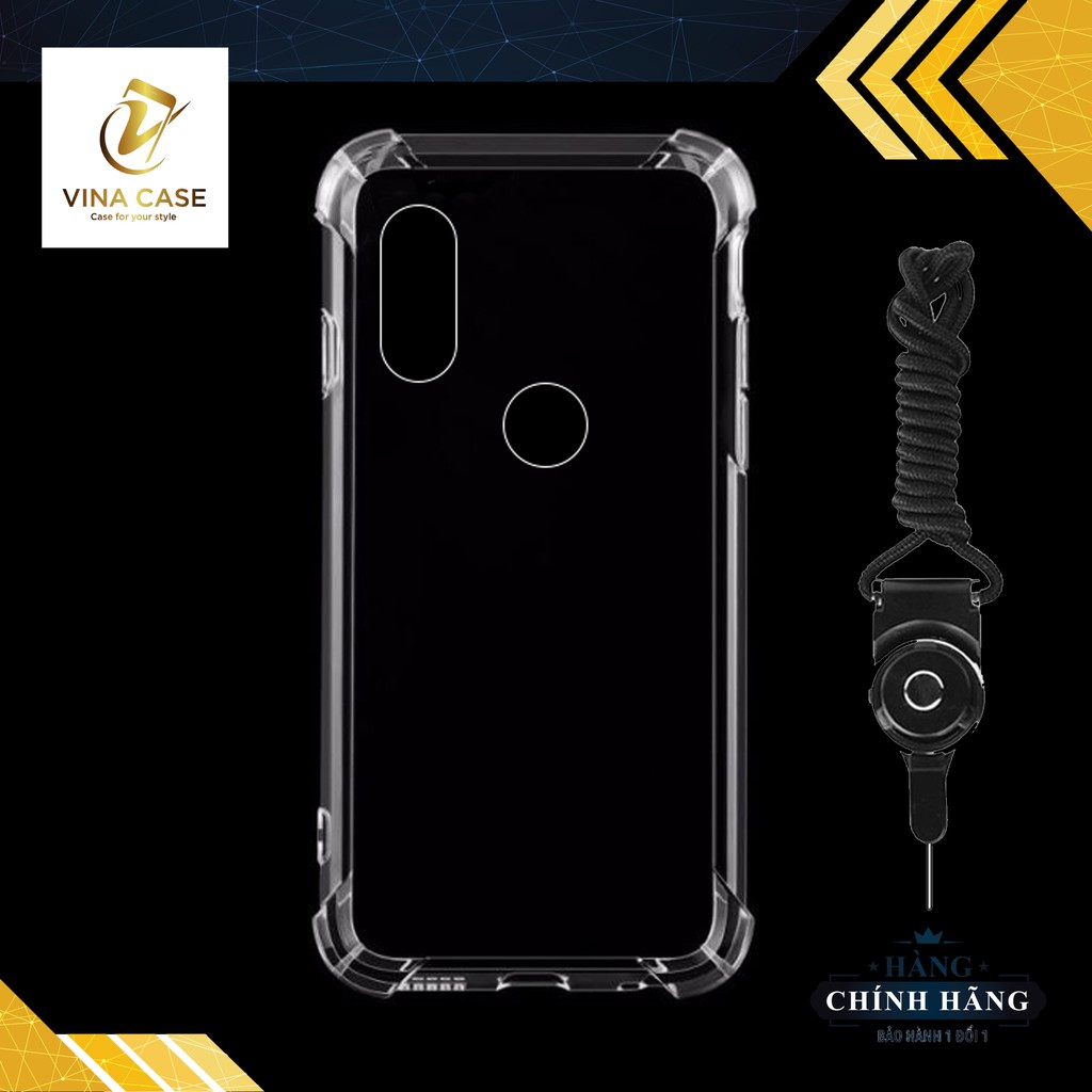 Ốp lưng Realme 2/ Realme 3/ Realme 3 Pro/ Realme 5s/Realme 5i/Realme 3 dẻo chống sốc trong - Tặng kèm dây đeo điện thoại