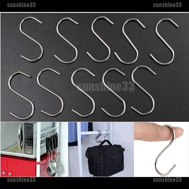 Set 10 Móc Treo Đồ Hình Chữ S Tiện Dụng