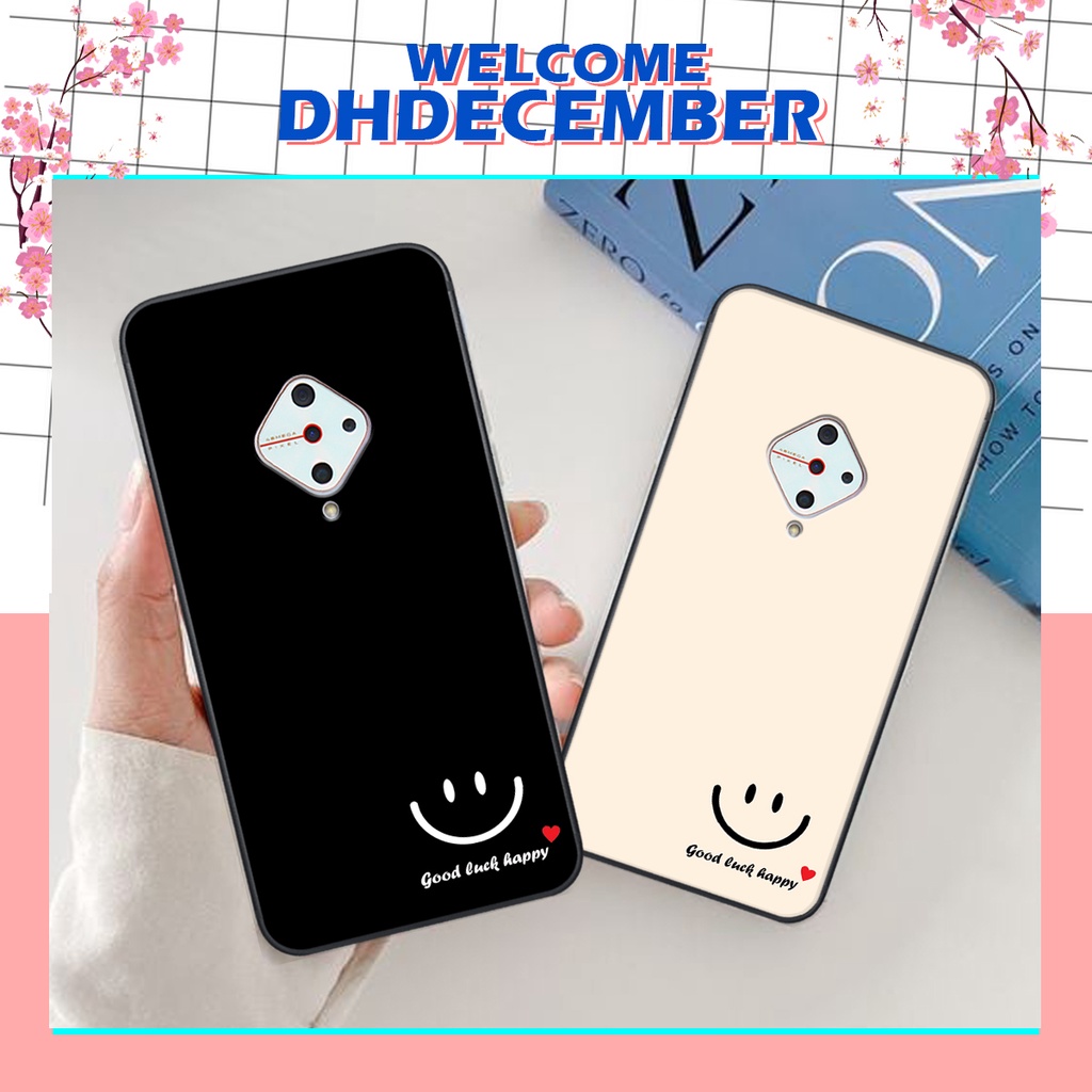Ốp lưng Vivo S1 PRO in hình nice ,good luck happy ốp xinh viền dẻo đẹp chất