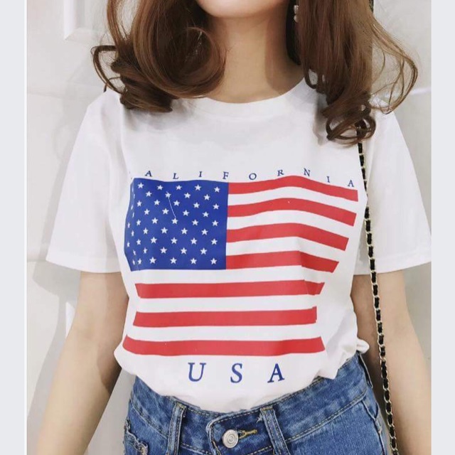 [ Xưởng áo thun] Áo thun USA có size lớn