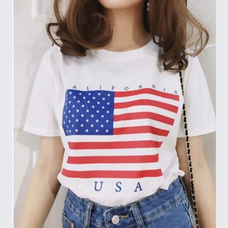 Áo thun USA có size lớn