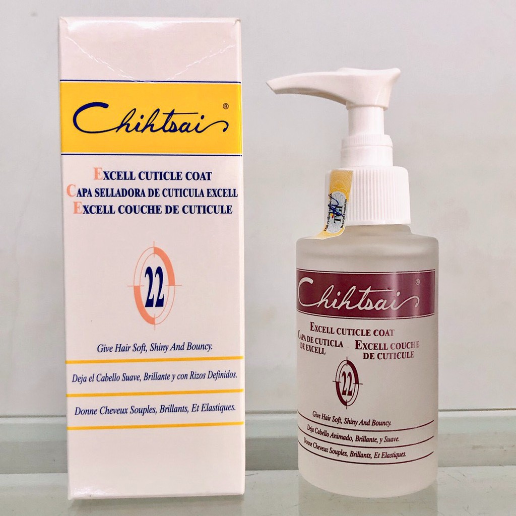 Dầu dưỡng bóng tóc Chihtsai No.22 Excell Curticle Coat 75ml