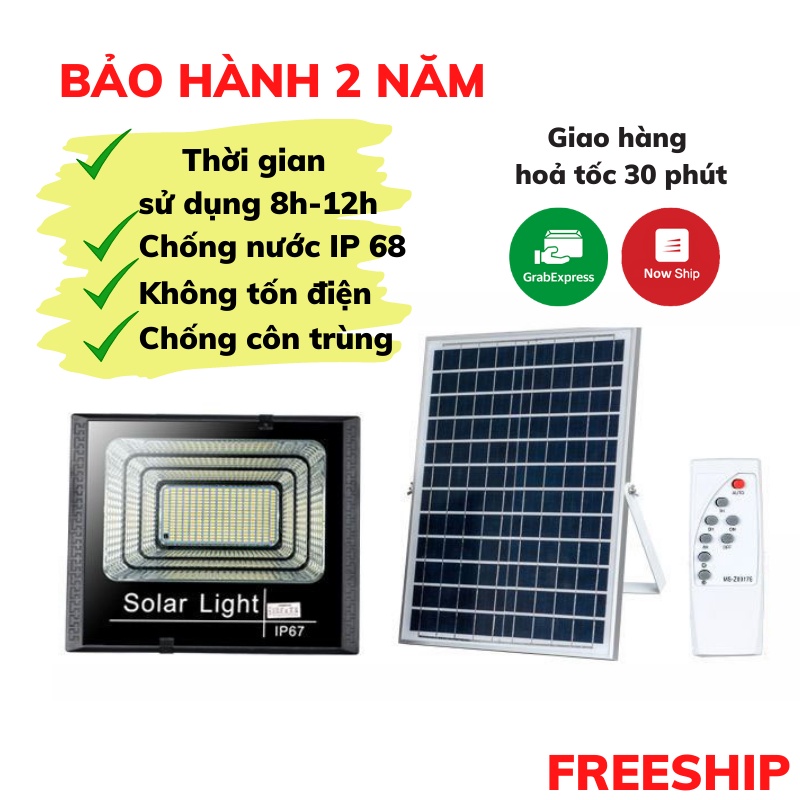 Đèn Năng Lượng Mặt Trời Đèn LED Sân Vườn Siêu Sáng Chống Nước Cao Cấp ĐÈN LED CHIKO