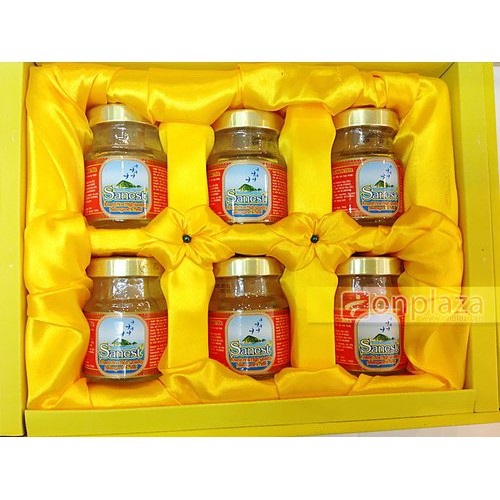 Nước Yến Sào Khánh Hòa Sanest - Có Đường (Hộp 6 Lọ X 70ml/Lọ)