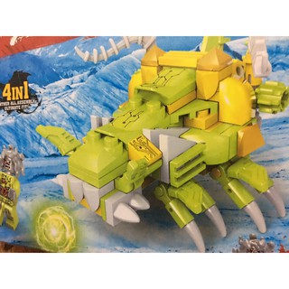 Bộ lắp ghép ninja khủng long