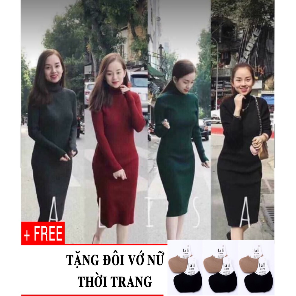 Váy Body Cao Cổ 7 Phân Dày Dặn | BigBuy360 - bigbuy360.vn