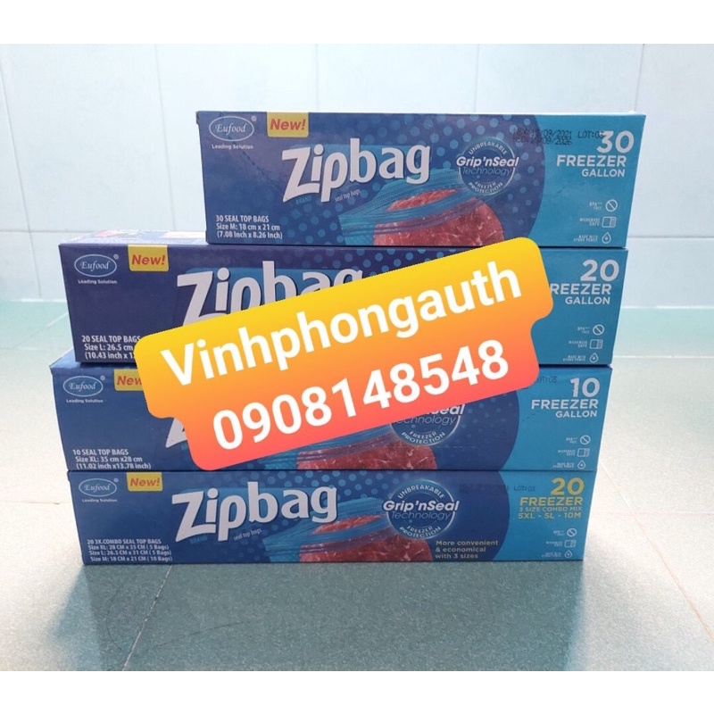 Túi zipper hiệu zipbag Eufood ( zipper bag brand zipbag )