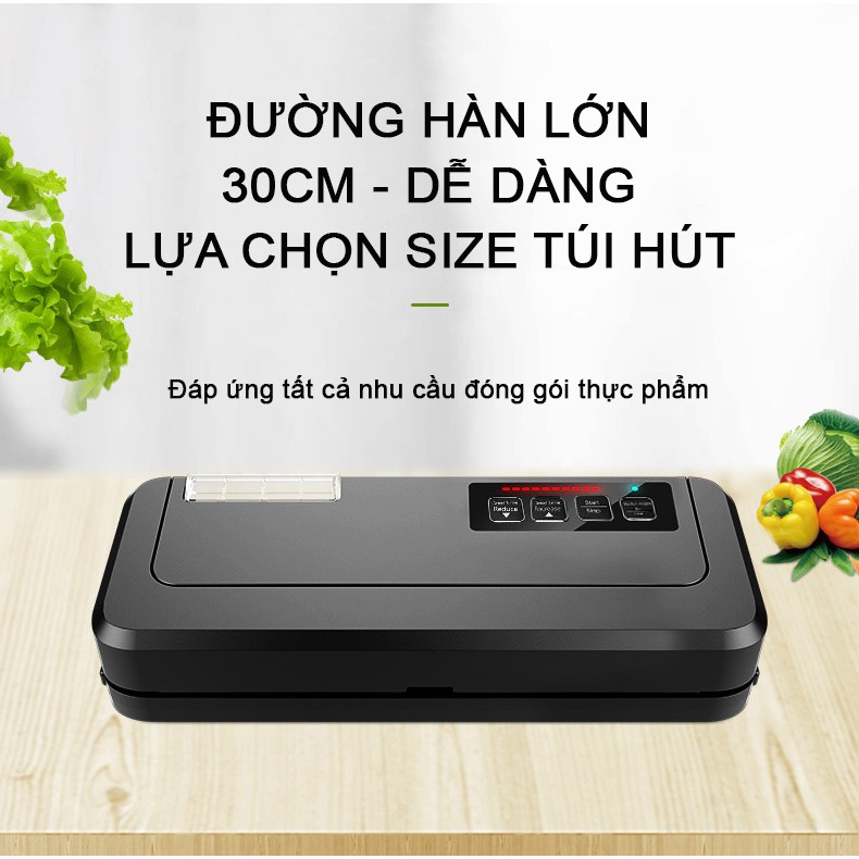 Máy hút chân không không kén túi P290 bảo quản thực phẩm ⭐ hút được cả khô và ướt bản nâng cấp 2021 ⭐ BH 12 Tháng