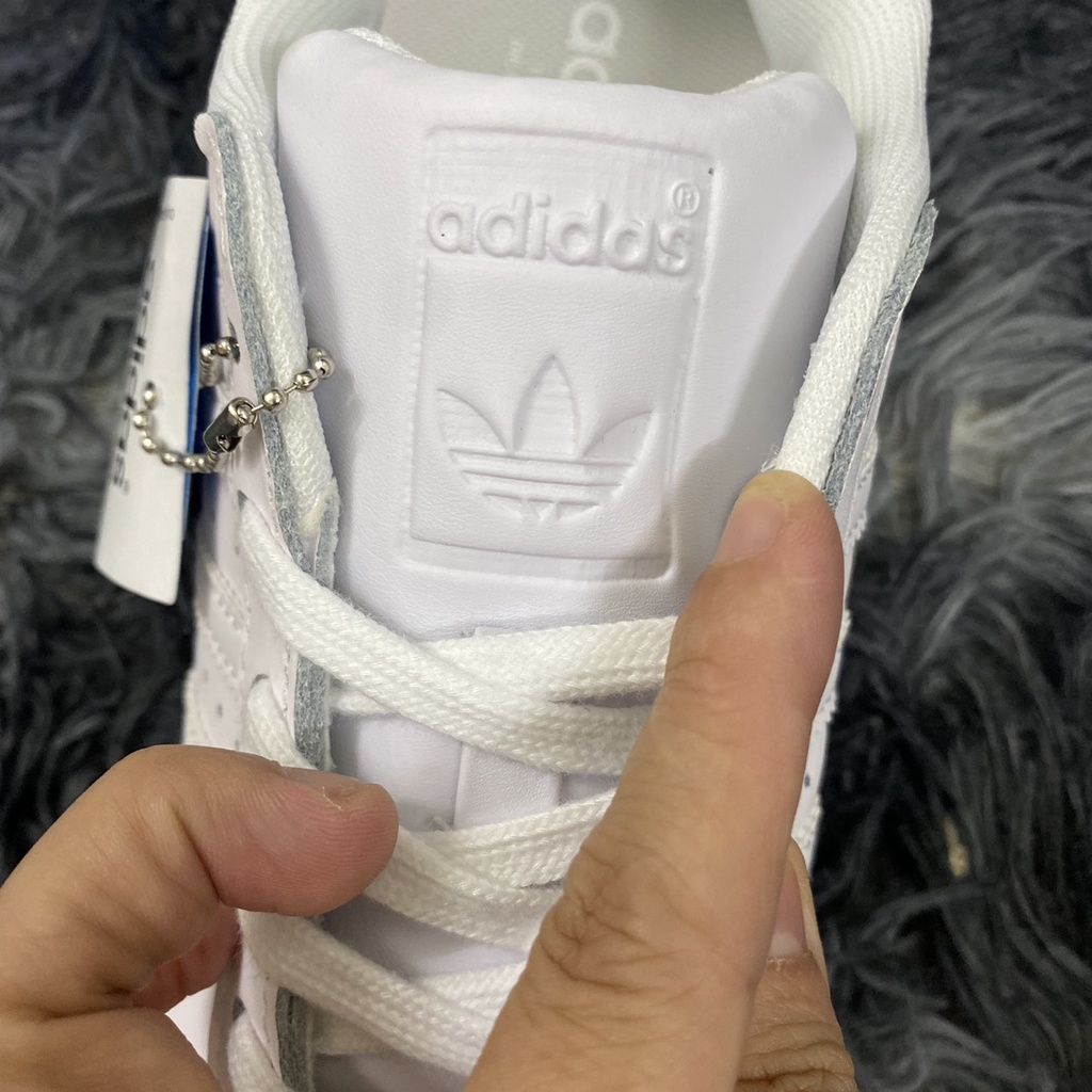 Giày thể thao adidas_ superstar_ trắng mũi sò bản SC cực đẹp full box - bill- giấy gói
