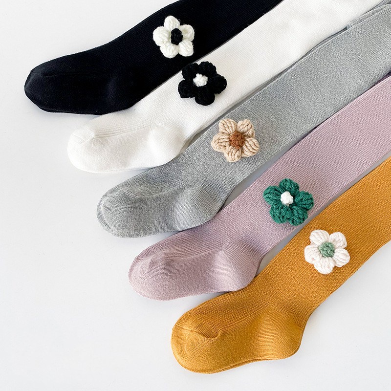 Quần Tất Legging Hoa Nhỏ Cho Bé Gái 1-8 Tuổi