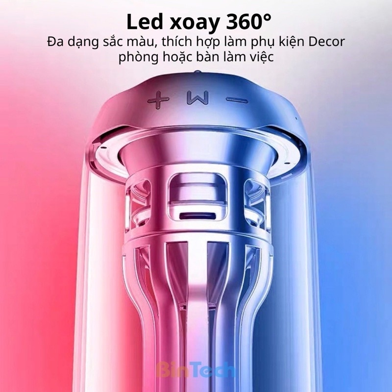 Loa Bluetooth JBL pulse 4 Đèn Led Âm Thanh Chuẩn Bass Căng Đét Hàng Cao Cấp