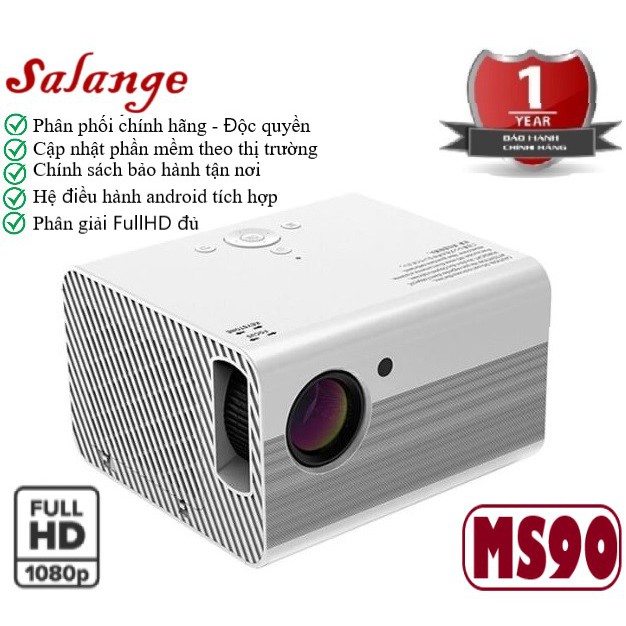 Máy chiếu Salange MS90 FullHD 90w - android tích hợp