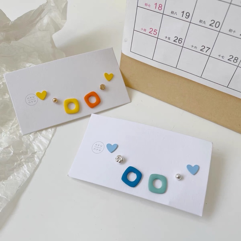 (NHIỀU MẪU) set bông tai nhiều đôi xinh xắn