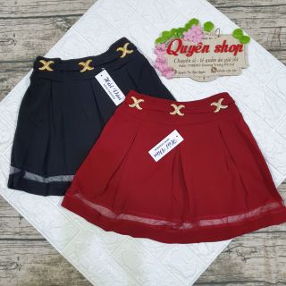Chân váy xòe xly lưng phía sau thun , phom 55kg