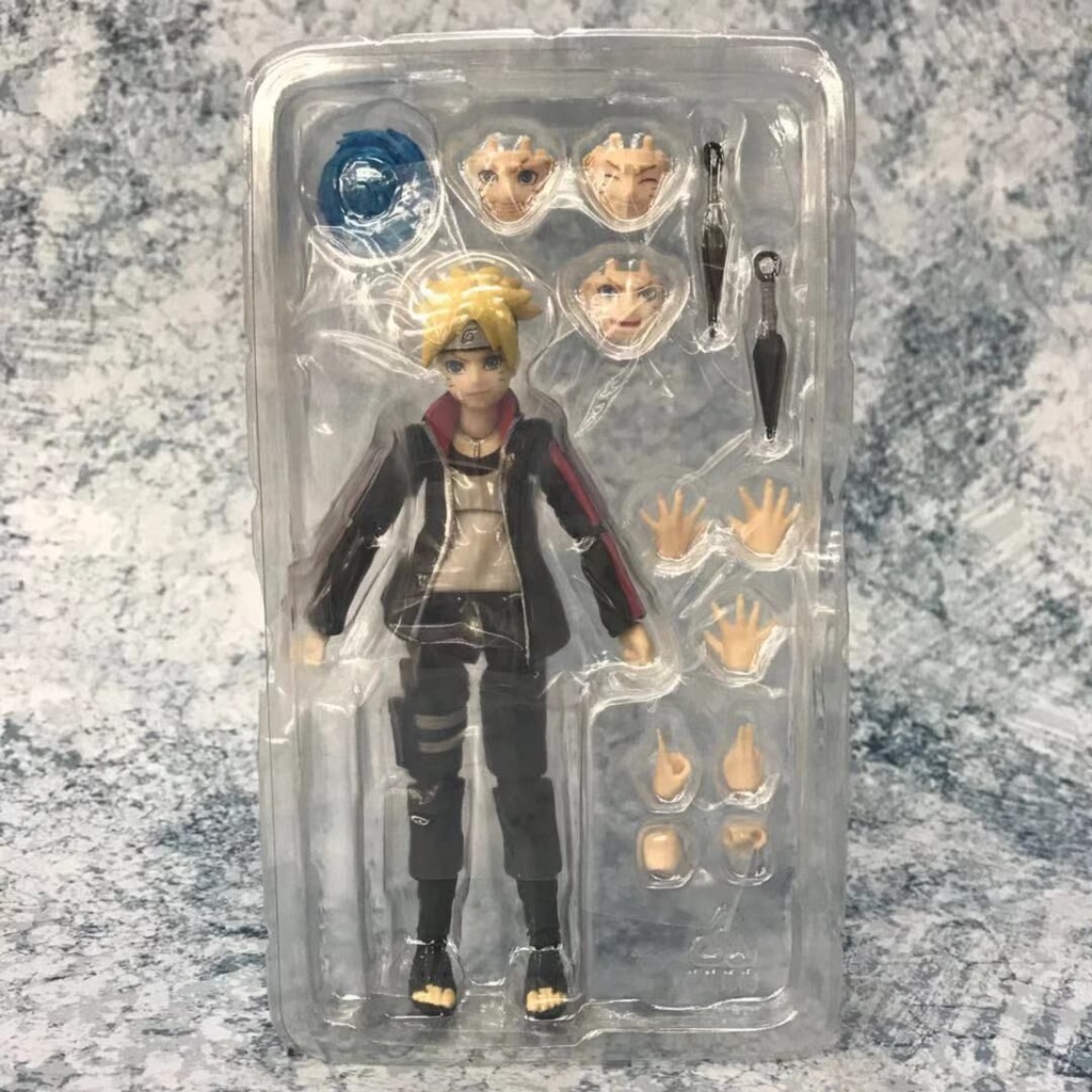 Đồ trang trí nhân vật hoạt hình Naruto Boruto có khớp cử động trang trí nhà cửa