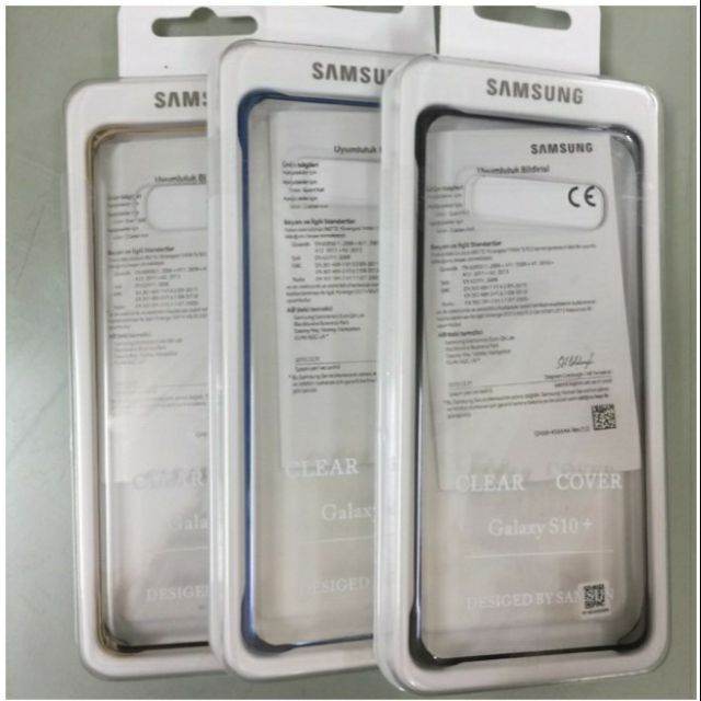 Ốp lưng Clear Cover cho Galaxy S10/ S10E/ S10 Plus chính hãng không ố vàng