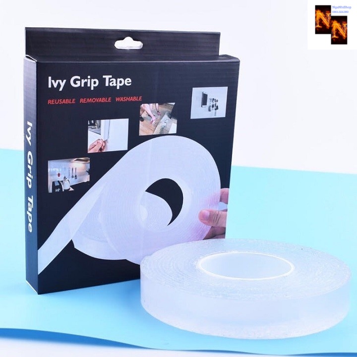 Băng Keo Trong 2 Mặt Chống Nước Siêu Dính Dán Chắc Chắn Các Vật Dụng Trong Nhà