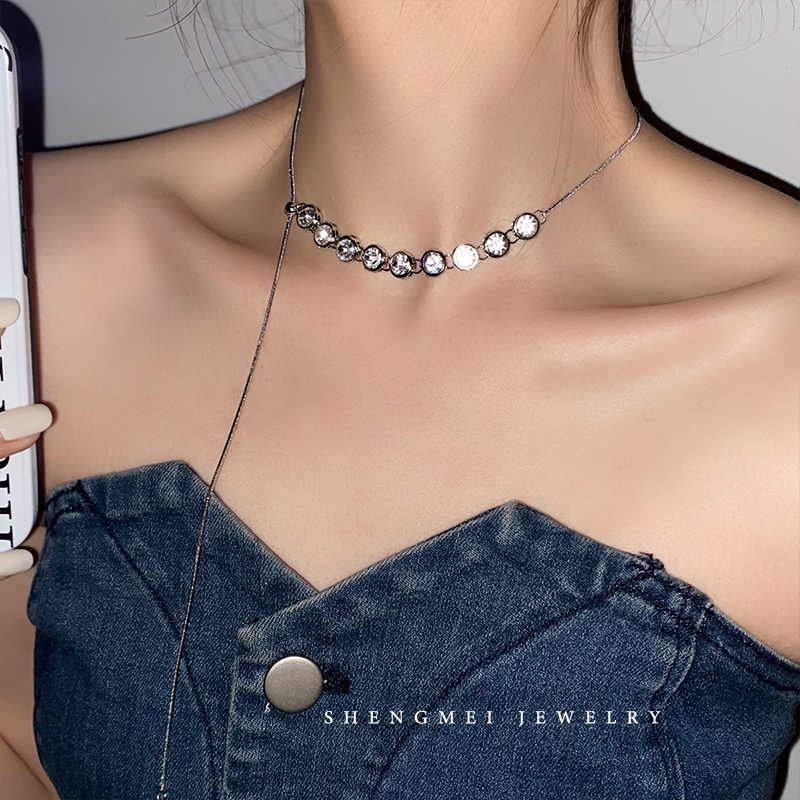Dây chuyền đính đá zircon cho nữ