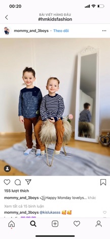 Bộ nỉ mỏ neo H&M cho bé trai