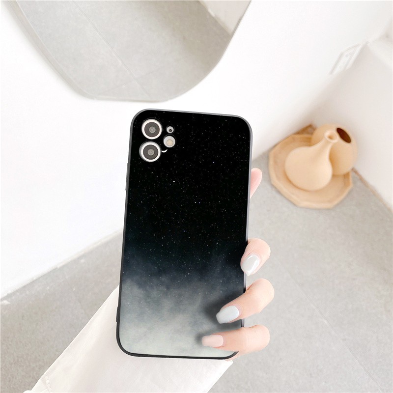 Ốp lưng iphone dải ngân hà lung linh viền vuông đẹp ốp iphone chống sốc x/xs/xr/xsmax/6/7/8/plus/se2020/12pro/12promax