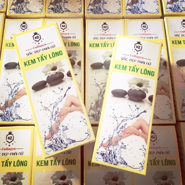 Kem tẩy lông collagen