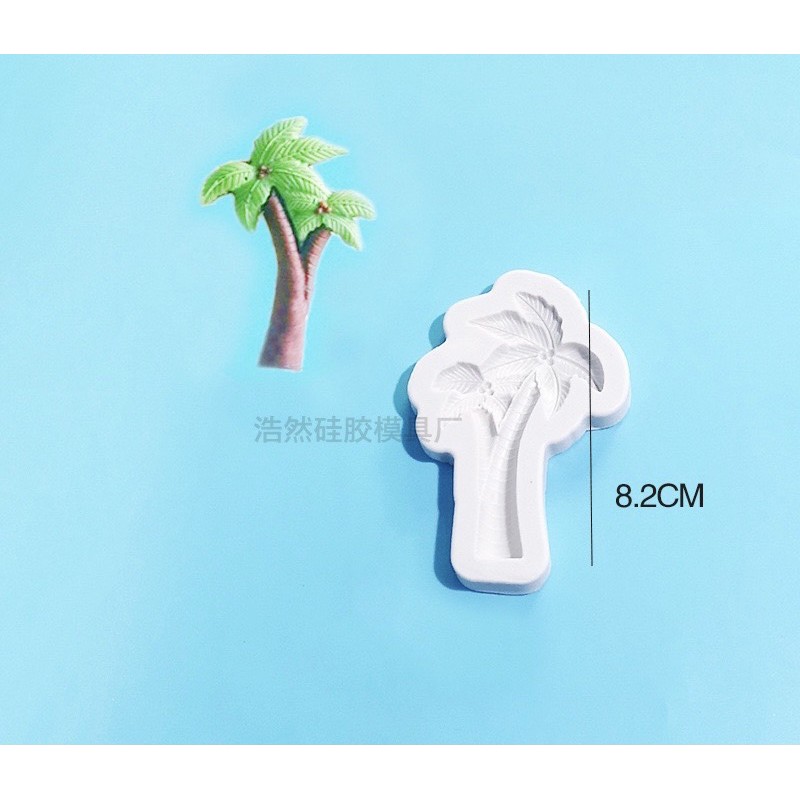 silicon cây dừa làm bánh