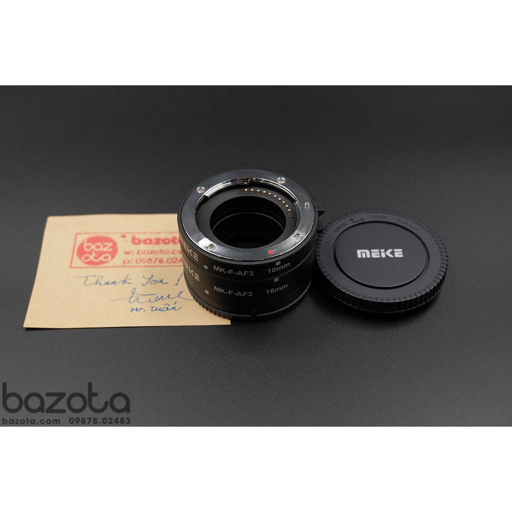 Tube Macro AF Meike cho Fujifilm, Sony ( Ngàm nối dài chụp Macro có AutoFocus cho ống kính )