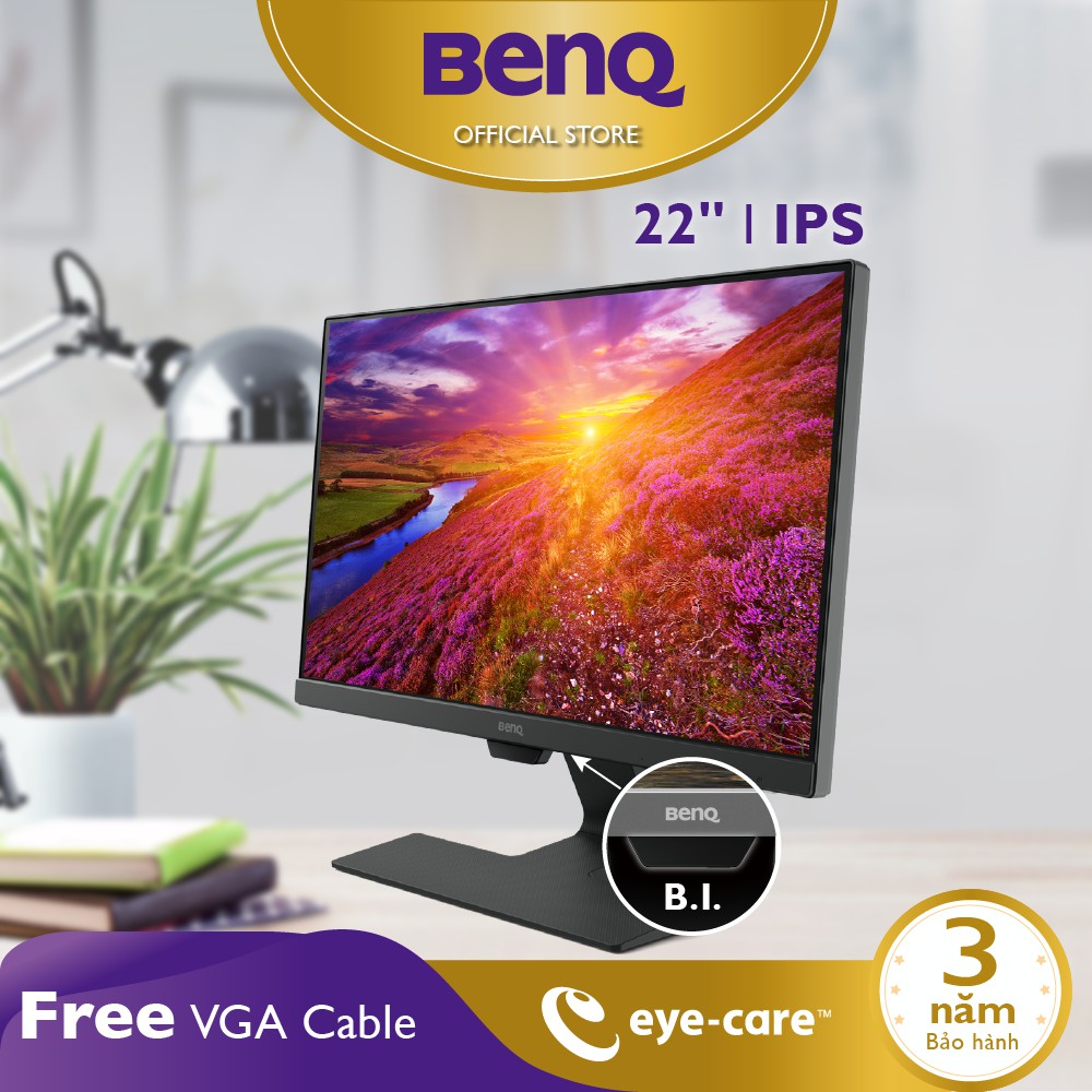 Màn hình máy tính BenQ GW2283 22 Inch Full HD (1920 x 1080) IPS 5ms 60Hz IPS Speaker 1W x 2 Bảo vệ mắt Eye-care | WebRaoVat - webraovat.net.vn