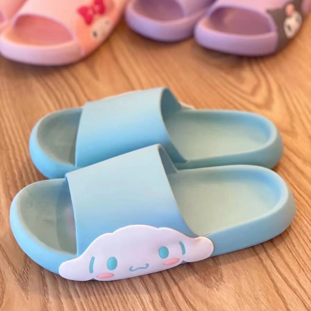 Dép đi trong nhà XIAODUOJIAJU đế dày chống trượt thời trang tiện dụng mùa hè cho nữ/bé gái