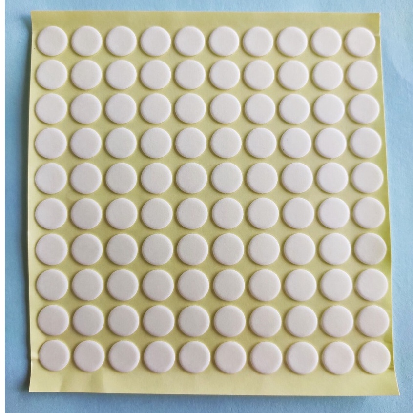 Combo 100 stick tròn dán Charm (nền trắng hoặc vàng) - Siêu dính và dễ dàng sử dụng - Keo dán charm