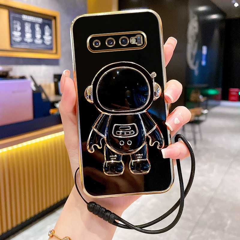 Ốp điện thoại có giá đỡ hình phi hành gia cho Samsung S10 Samsung S10 Plus Samsung S20 Samsung S20fe Samsung S20 Plus