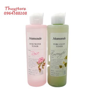 Nước hoa hồng mamonde diếp cá & hoa hồng 250ml hàn quốc